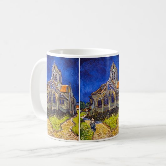 Mug Vincent van Gogh - L'église d'Auvers (Devant gauche)