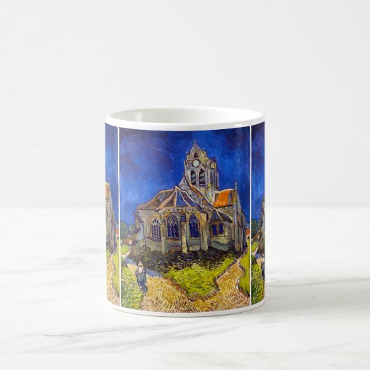 Mug Vincent van Gogh - L'église d'Auvers (Centre)