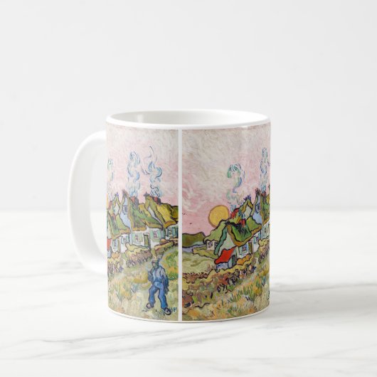 Mug Vincent van Gogh - Maisons et figure (Devant gauche)