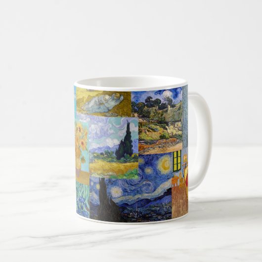 Mug Vincent Van Gogh - Masterpieces Patchwork (Devant droit)