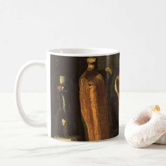 Mug Vincent van Gogh - Nature morte avec 4 bouteilles (Avec donut)