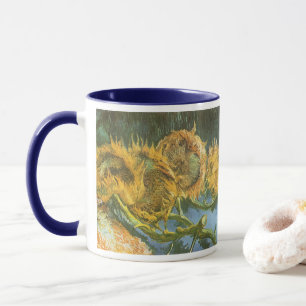 Mug Vincent van Gogh - Nature morte : Quatre tournesol