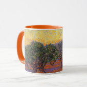 Mug Vincent van Gogh - Olive Grove, Orange Sky (Devant gauche)