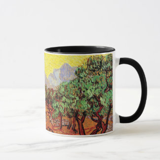 Mug Vincent Van Gogh - Oliviers avec ciel jaune