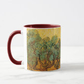 Mug Vincent van Gogh - Oliviers, Ciel Jaune et Soleil (Gauche)