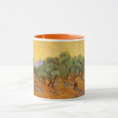 Mug Vincent van Gogh - Oliviers, Ciel Jaune et Soleil (Centre)