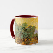 Mug Vincent van Gogh - Oliviers, Ciel Jaune et Soleil (Devant gauche)