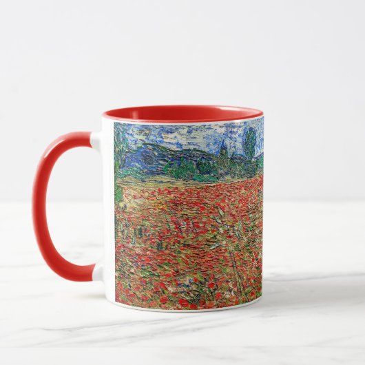 Mug Vincent van Gogh - Poppy Field (Gauche)