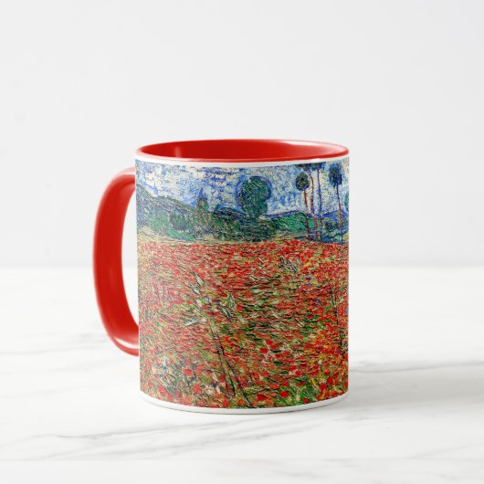 Mug Vincent van Gogh - Poppy Field (Devant gauche)