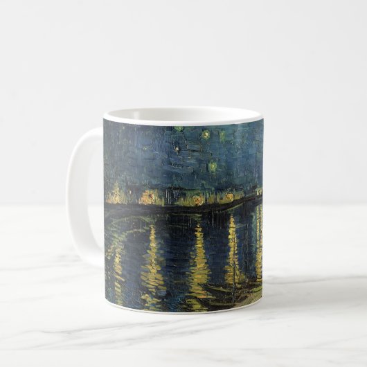 Mug Vincent van Gogh | Starry Night Over the Rhone (Devant gauche)