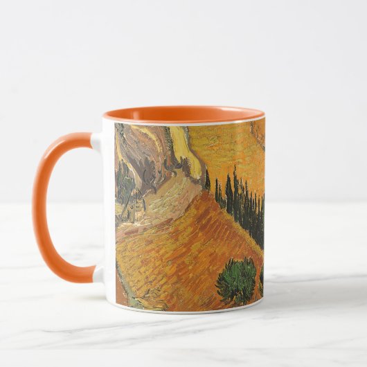 Mug Vincent van Gogh - Vallée avec Plowman (Gauche)