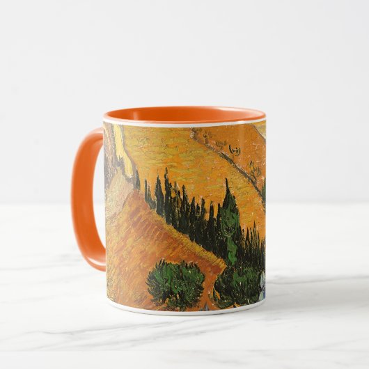 Mug Vincent van Gogh - Vallée avec Plowman (Devant gauche)