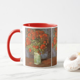 Mug Vincent van Gogh Vase à vie morte avec des pavots