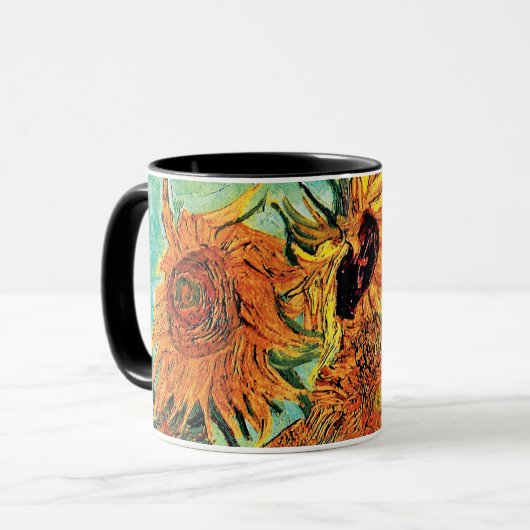 Mug Vincent Van Gogh - Vase Avec Douze Tournesols (Devant gauche)