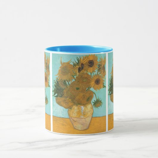 Mug Vincent van Gogh - Vase avec douze tournesols (Centre)
