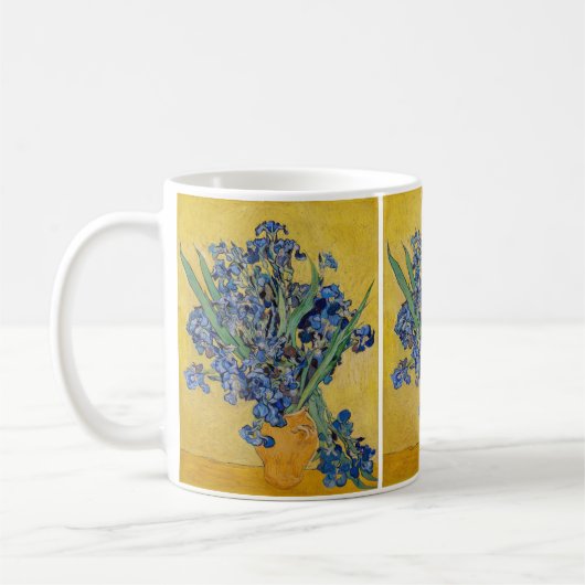 Mug Vincent van Gogh - Vase avec iris (Gauche)