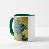 Mug Vincent van Gogh - Vase avec iris Fond jaune (Devant gauche)