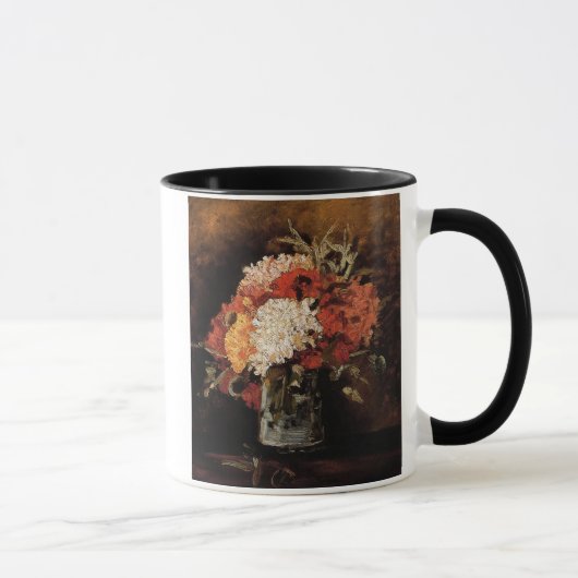Mug Vincent Van Gogh - Vase de fleurs avec oeillets - (Droite)