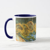 Mug Vincent van Gogh - Vie morte : Quatre tournesols c (Gauche)