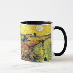 Mug Vincent Van Gogh - Vignoble rouge à Arles Peinture
