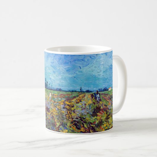 Mug Vincent van Gogh - Vignoble vert (Devant droit)