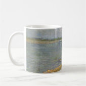 Mug Vincent van Gogh - Vue d'une rivière avec des bate (Gauche)