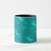 Mug Vine Vintage Motif Violet (Centre)