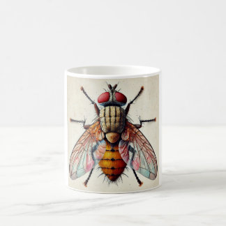 Mug Vinegar fly Drosophila 120924IREF249 - Watercolor