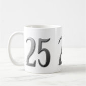 Mug Vingt-cinq 25e anniversaire (Gauche)