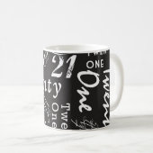 Mug Vingt et un (Devant droit)