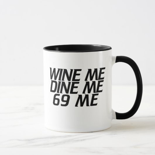 Mug Vins-moi Dînez-moi (Droite)