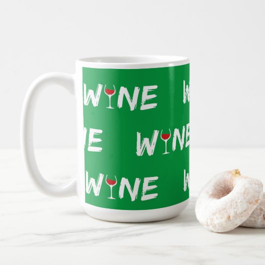 Mug VINS rouges (Avec donut)