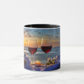 Mug Vins sur la mer côtière de la plage (Centre)