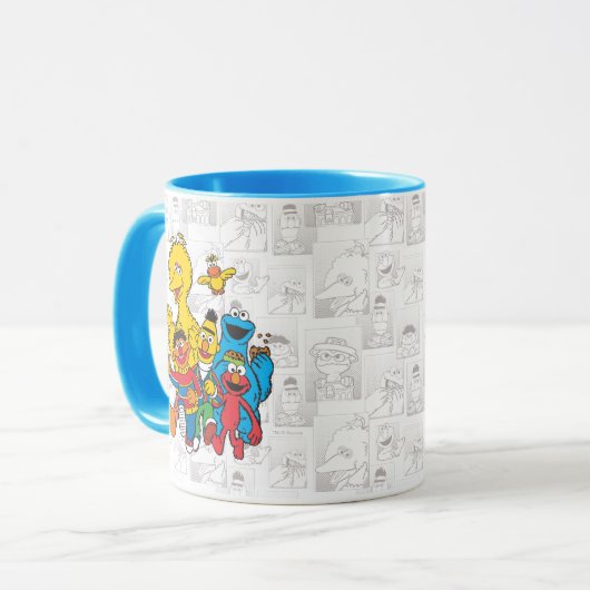 Mug Vintage 123, rue Sésame (Devant gauche)
