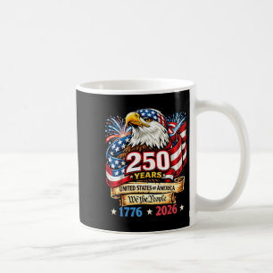 Mug Vintage 1776-2026 Américains 4 juillet 250 ans