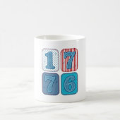 Mug Vintage 1776 Patchwork Patriotique (Centre)
