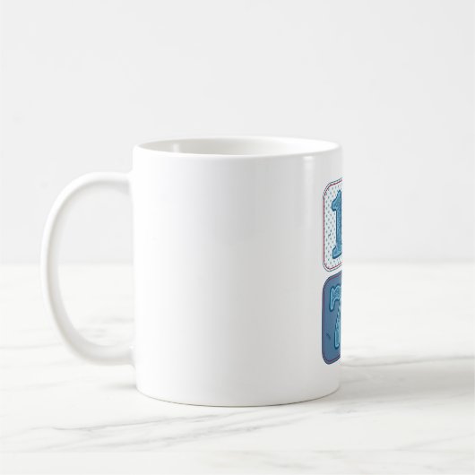 Mug Vintage 1776 Patchwork Patriotique (Gauche)