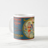 Mug VINTAGE 1930-40s VOYAGE USA THÈME (Devant gauche)