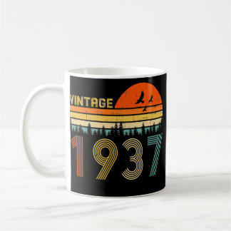 Mug Vintage 1937 85e anniversaire Cadeau Hommes Femmes