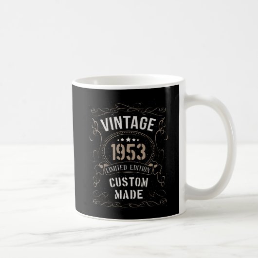 Mug Vintage 1953 Limited Edition Personnalisé (Droite)