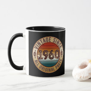 Mug vintage 1960 toutes pièces d'origine 