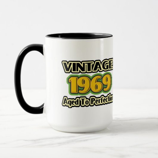 Mug Vintage 1969 - Âgé À La Perfection (Gauche)