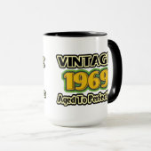 Mug Vintage 1969 - Âgé À La Perfection (Devant droit)