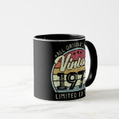 Mug Vintage 1977 Edition limitée 45 ans 45e (Devant droit)