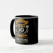 Mug Vintage 1992 30e anniversaire 30 ans (Devant gauche)