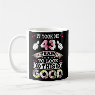 Mug Vintage 43 quarante-trois ans heureux 43ème annive