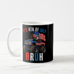 Mug Vintage 4 juillet Frère Monster Truck Aigle améric