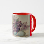 Mug Vintage 4 oeufs Fêtes de Pâques (Devant droit)