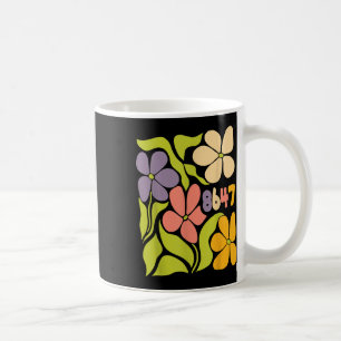 Mug Vintage 86 47 Président Fleur anti-Trump
