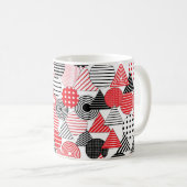 Mug vintage abstrait arrière - plan sans soudure. Doté (Devant droit)